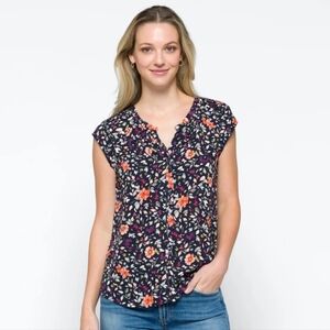 DANIEL RAINN Bernal Split Neck Blouse